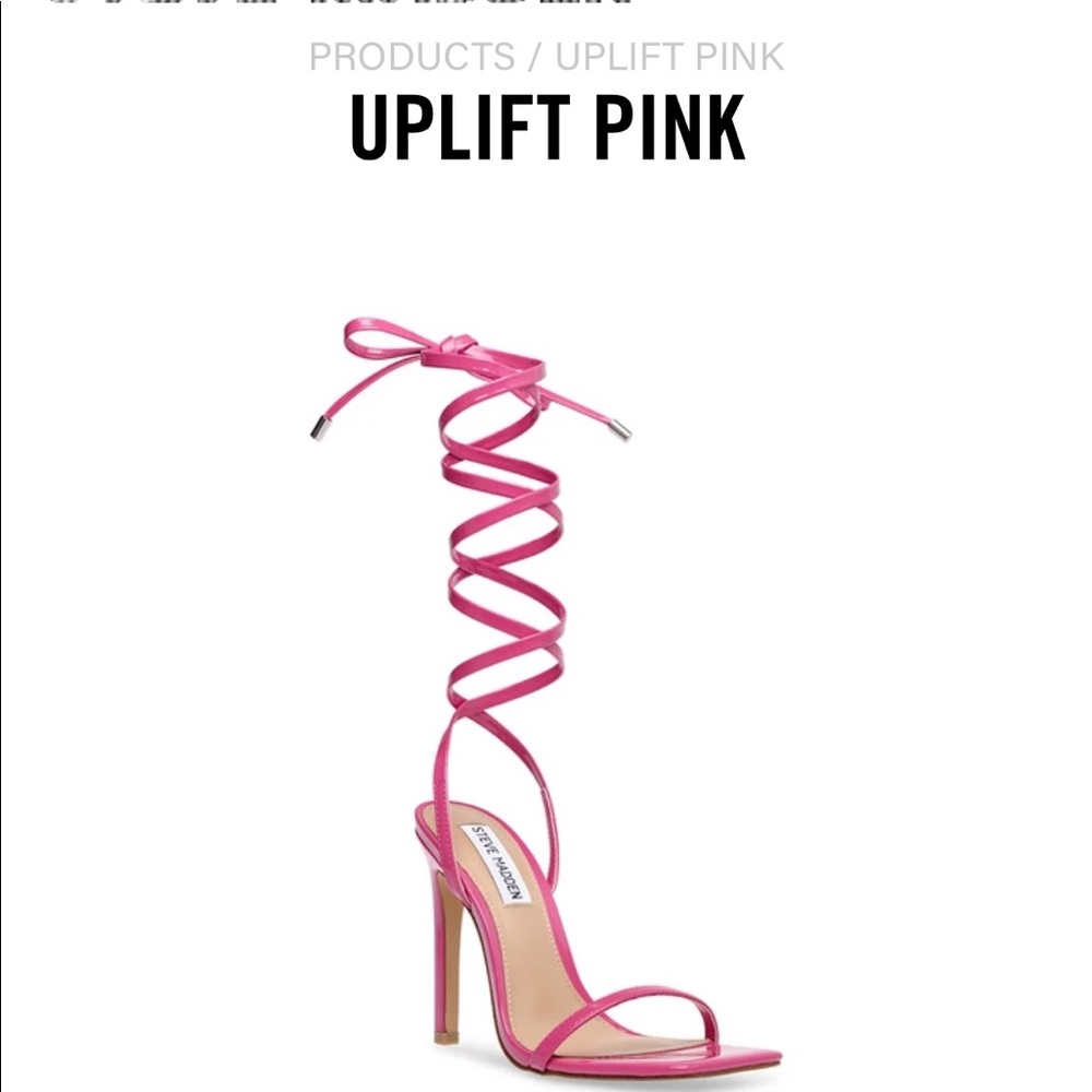 Steve Madden “Uplift” lace up heels